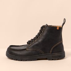 Barefoot kotníkové šněrovací boty#N5263 ARIZONA BLACK / NOMADA
