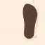 Dámské barefoot pantofle BARE#N5684 SNAKE CHOCOLATE/ BARE SANDALS