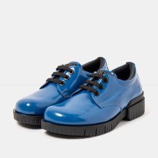 Dámské polobotky OXFORD#1835 NAPPA SHINNY ROYAL /OXFORD
