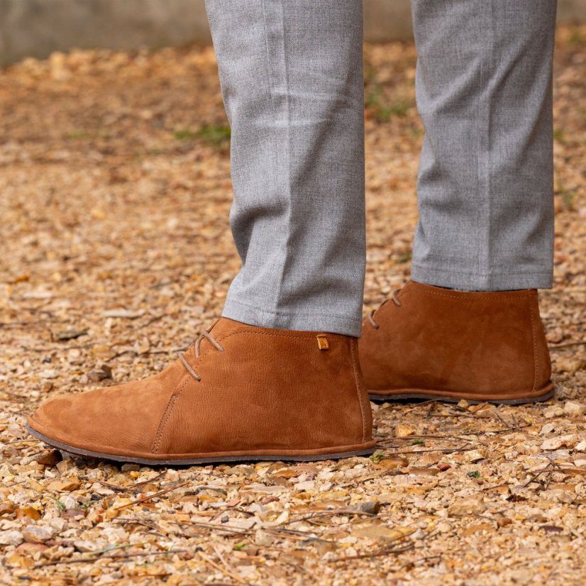 Kotníkové barefootové boty#N5672C PLEASANT BROWN/ BARE