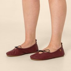 Barefoot baleríny ESSENCE#N5821 SOFT NAPPA BURDEOS/ ESSENCE Barefoot baleríny ESSENCE#N5821 SOFT NAPPA BURDEOS/ ESSENCE