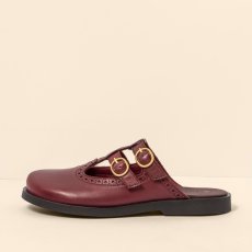 Dámské pantofle ARENISCA#N5870 SOFT NAPPA BURDEOS/ ARENISCA
