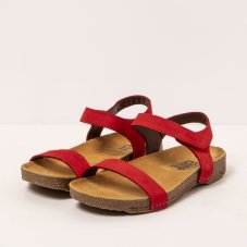 Dámské sandály I BREATHE#1119 NOBUCK RED/ I BREATHE