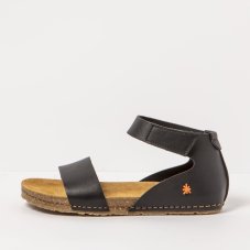 Dámské sandály#0382 NAPPA BLACK/ CRETA