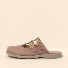 Designové dámské pantofle ARENISCA#N5870L NOBUCK LAVADO MALVA/ ARENISCA