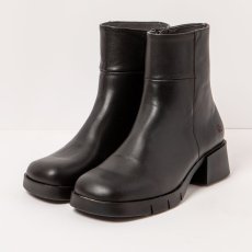 Kotníkové boty na podpadku#1284 NAPPA BLACK / VARSOVIA Kotníkové boty na podpadku#1284 NAPPA BLACK / VARSOVIA