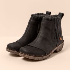 Dámské kotníkové boty#NE23 PLEASANT BLACK/ YGGDRASIL Dámské kotníkové boty#NE23 PLEASANT BLACK/ YGGDRASIL