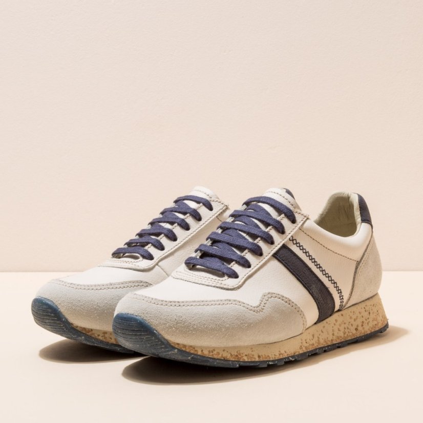 Klasické tenisky Sea Project#NSP02 MULTI LEATHER WHITE-OCEAN/ SEA PROJECT