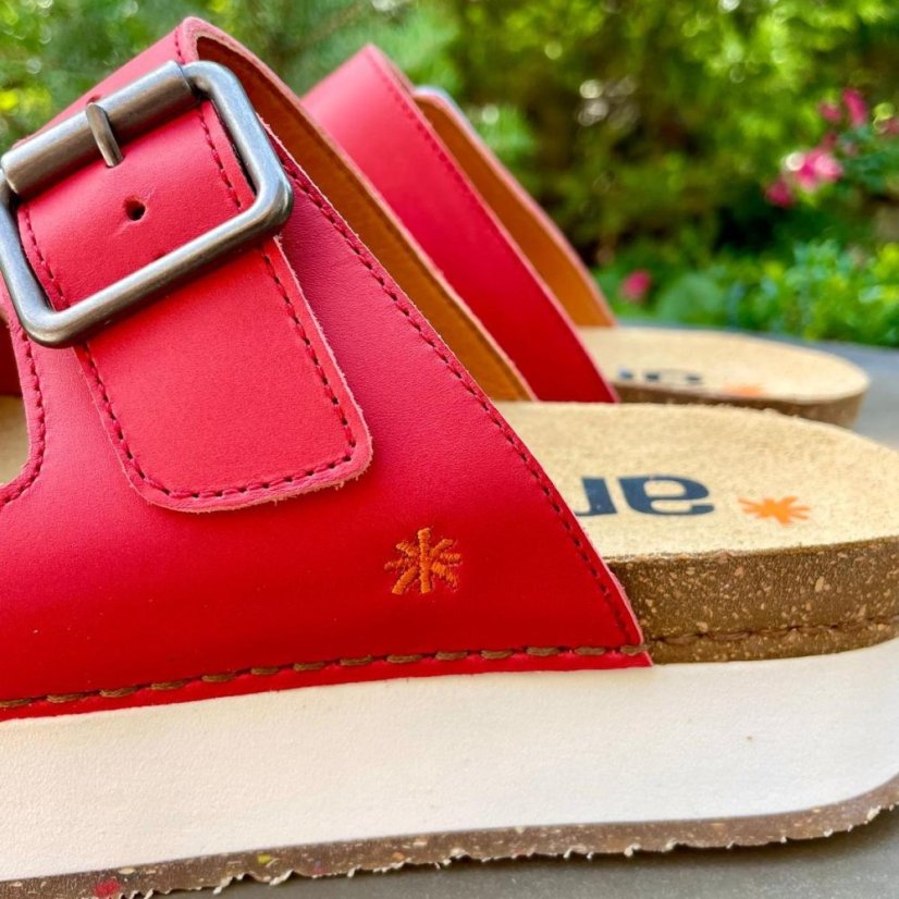 Dámske pantofle MYKONOS#1265 GRASS RED