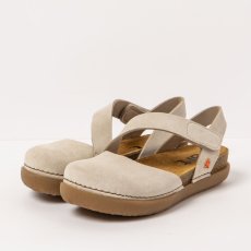 Sandály#1712S SILK SUEDE CREAM/ RHODES