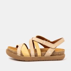 Dámské barevné sandály RHODES#1714 MULTI CREAM-HONEY /RHODES